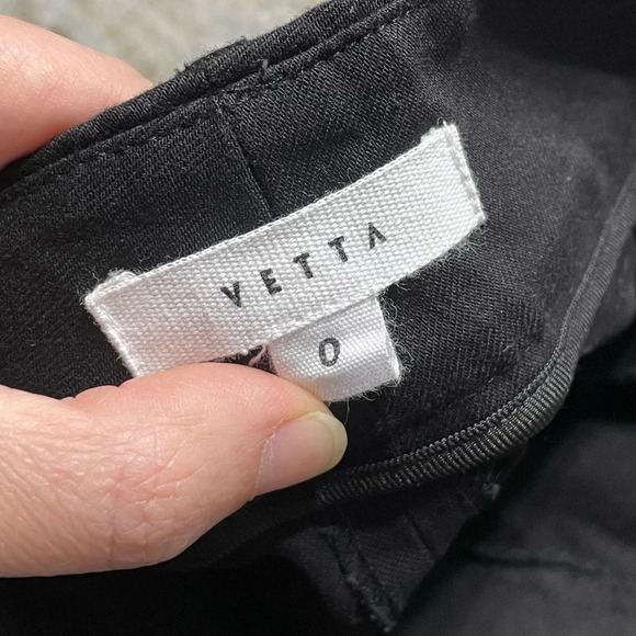 VETTA CAPSULE The Peg Pant Organic Cotton Elastane Tapered Pleated Travel Casual - Picture 2 of 13